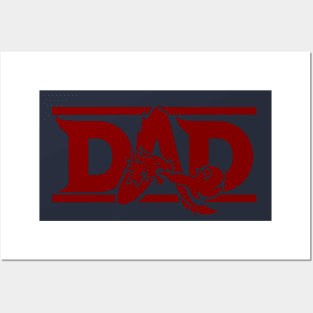 DND DAD Logo (Red) Posters and Art